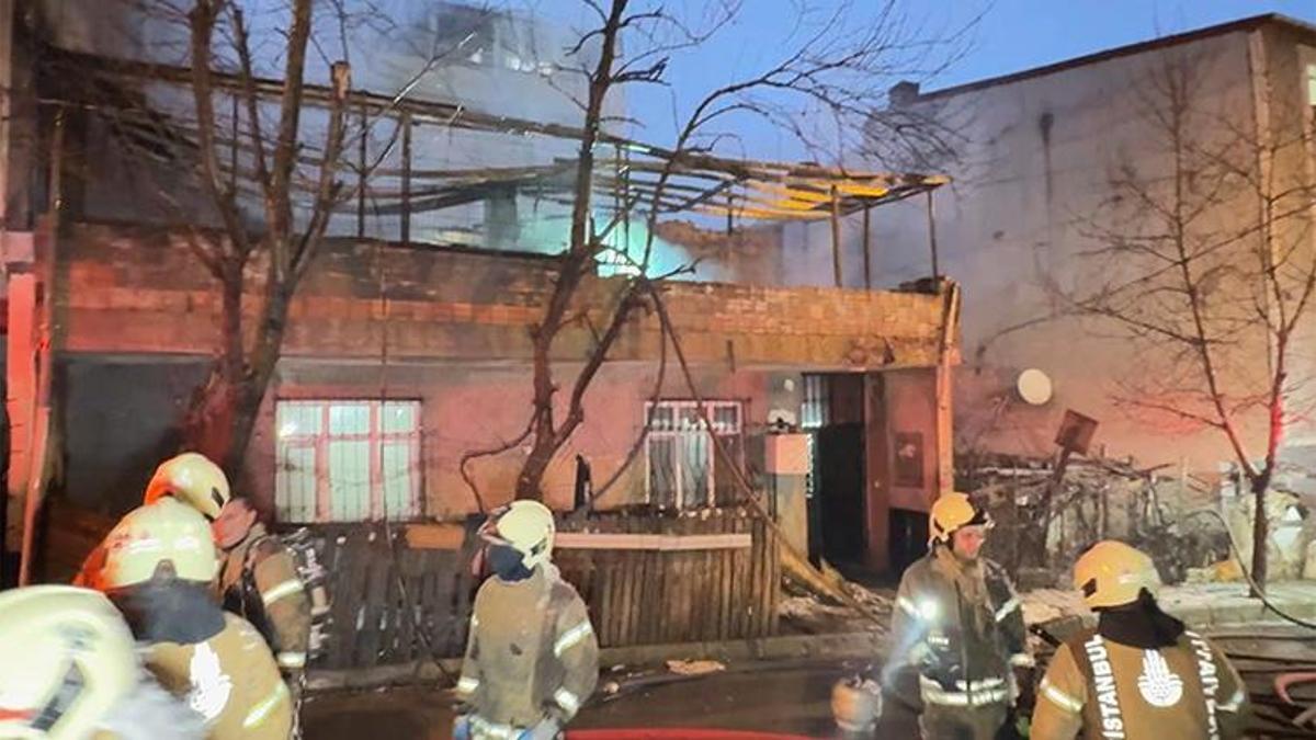 Avcılar'da gecekonduda korkutan yangın