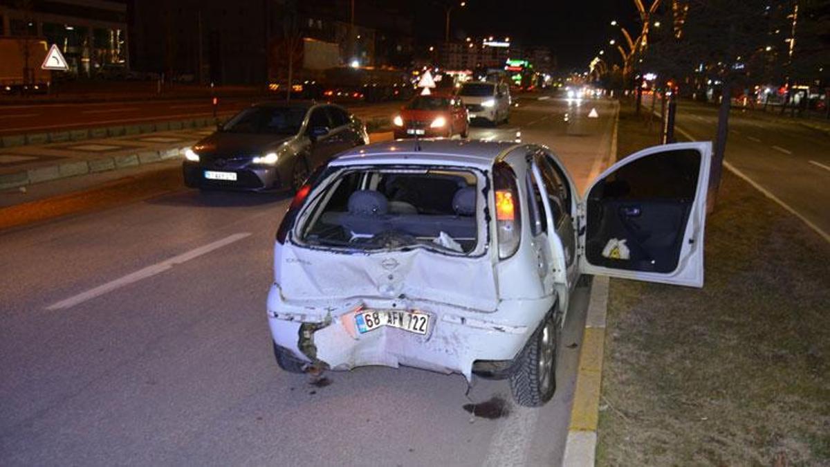 Aksaray’da iki otomobilin çarpıştığı kazada sürücülerden biri 2,50 promil alkollü çıktı