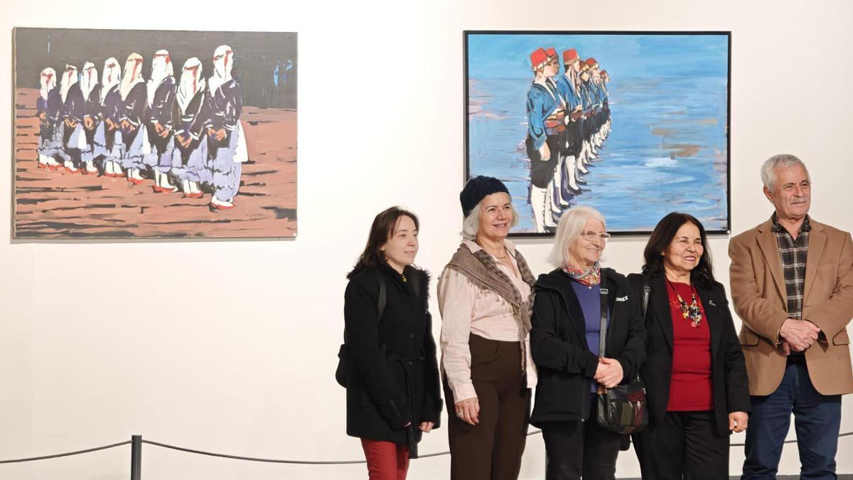 Teke Zeybekleri resim sergisi sanatseverle buluştu