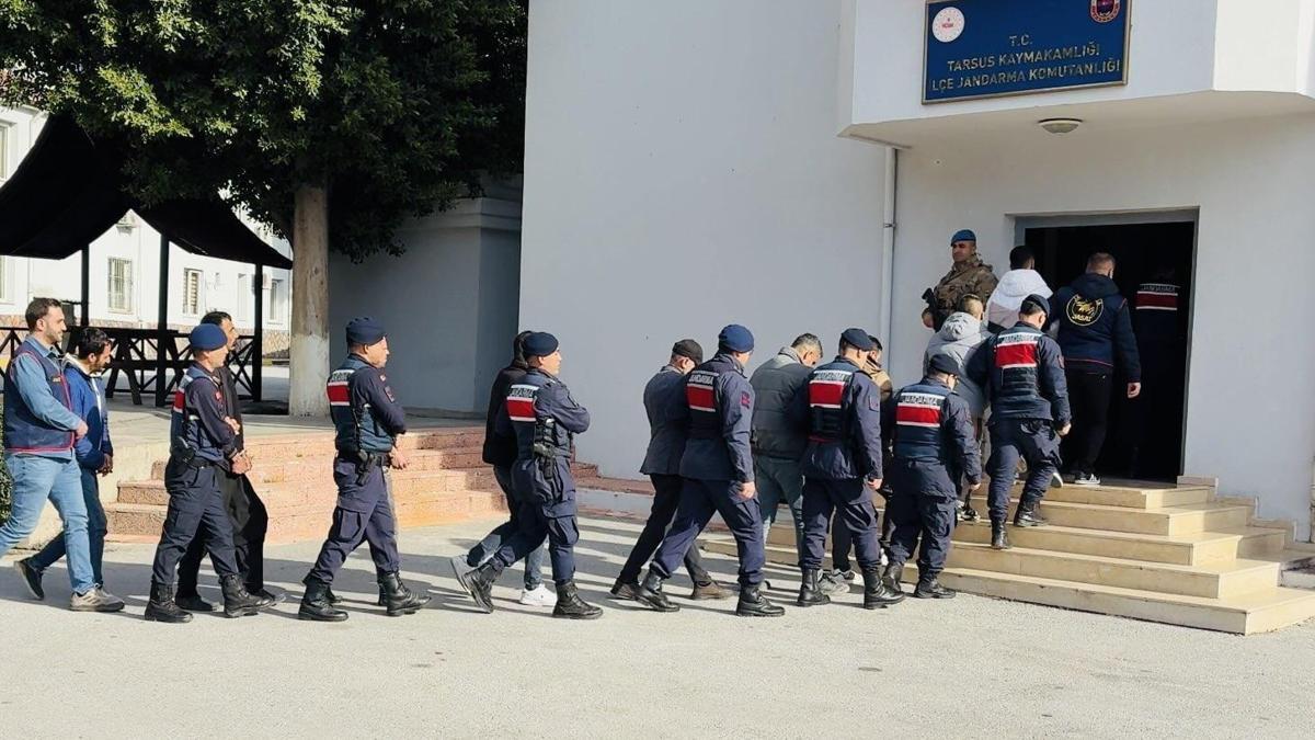 Mersin'de uyuşturucu operasyonunda 40 tutuklama