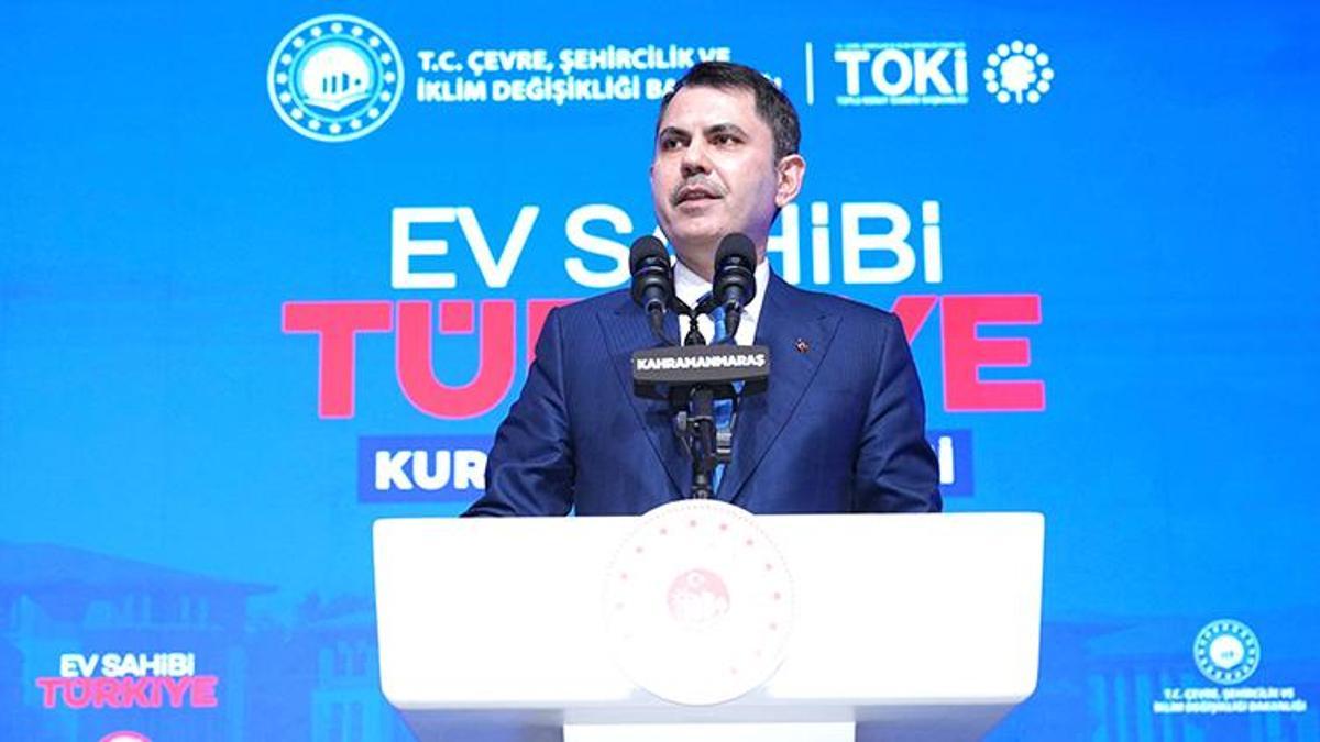 Bakan Kurum: 6 Şubat sonrası 455 bin konutu teslim ettik