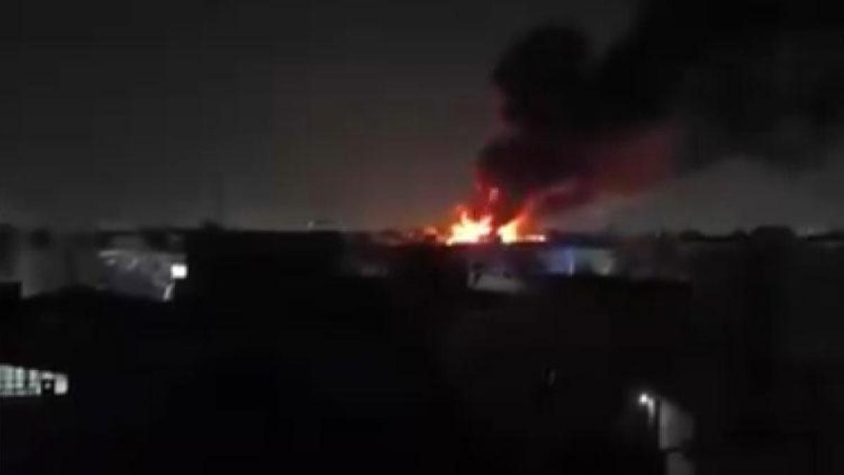 İran’ın başkenti Tahran’daki askeri tesiste yangın