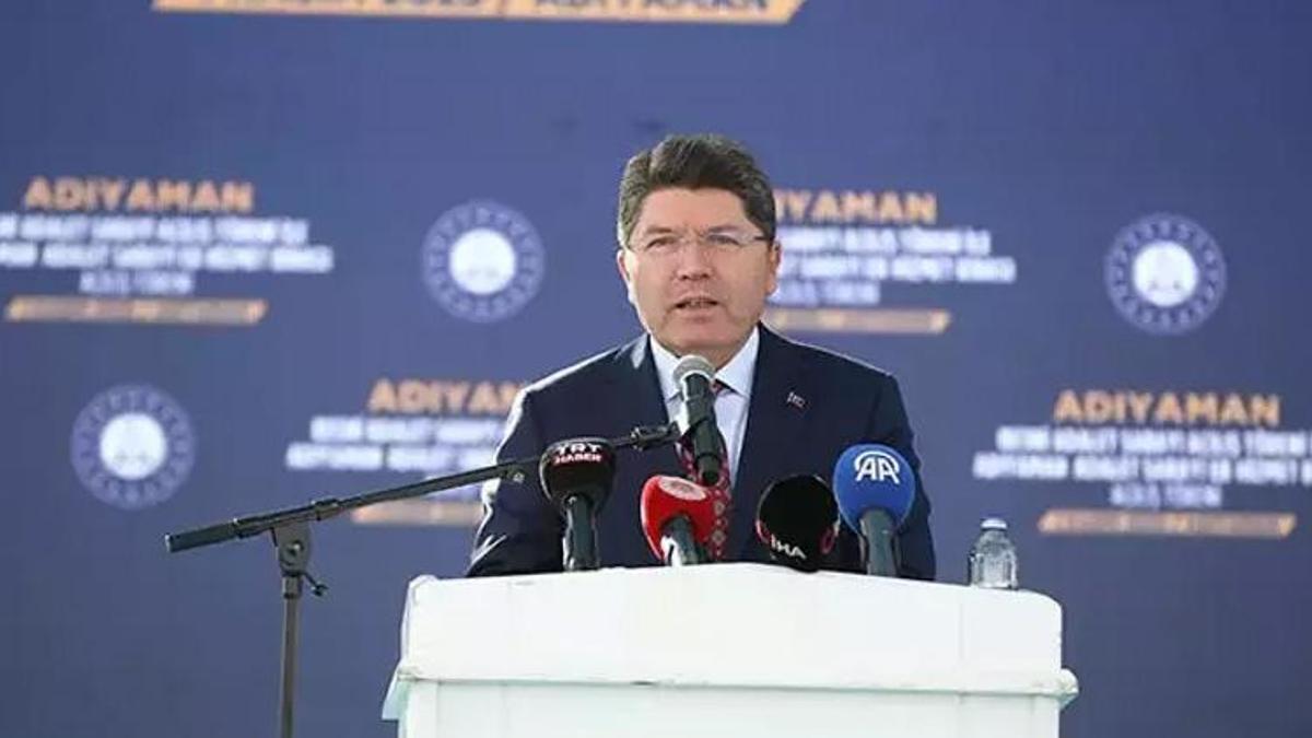 Adalet Bakanı Tunç, Adıyaman'da konuştu: 'Artık Terörsüz Türkiye'yi inşa ediyoruz'