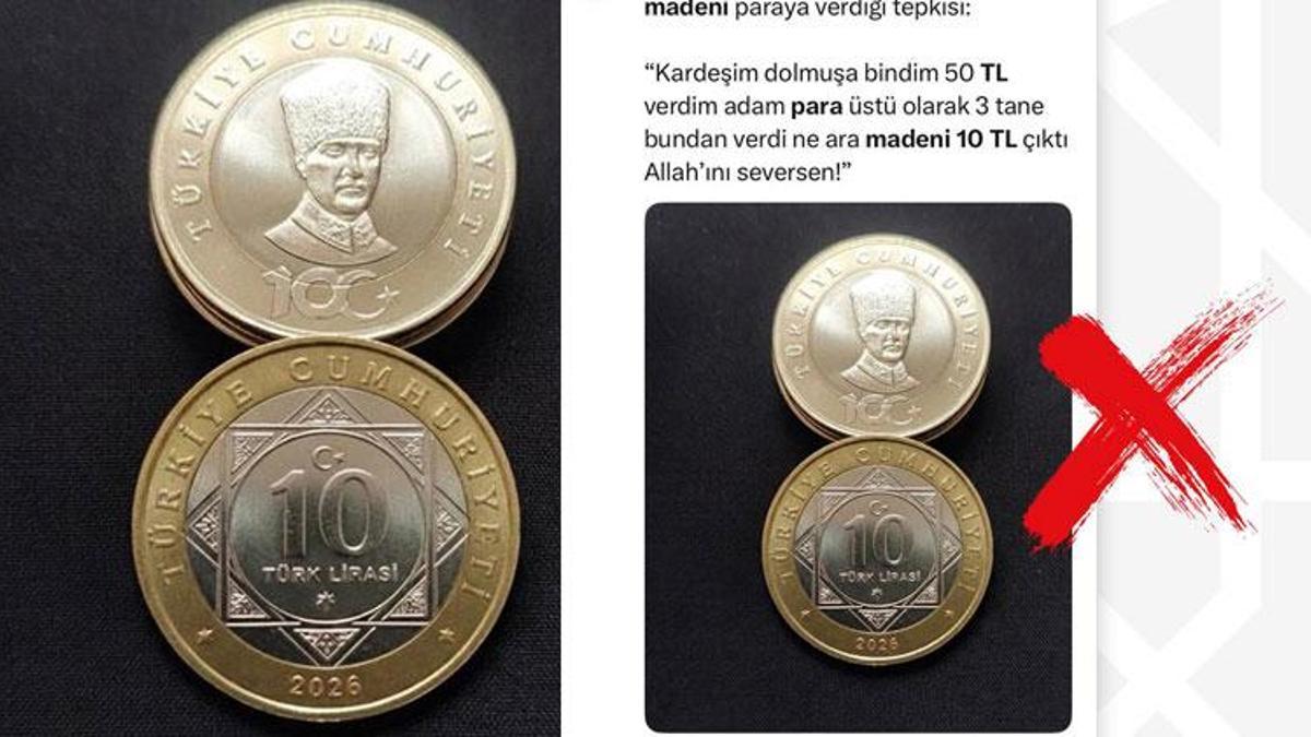 Dezenformasyon Mücadele Merkezi’nden madeni 10 TL açıklaması