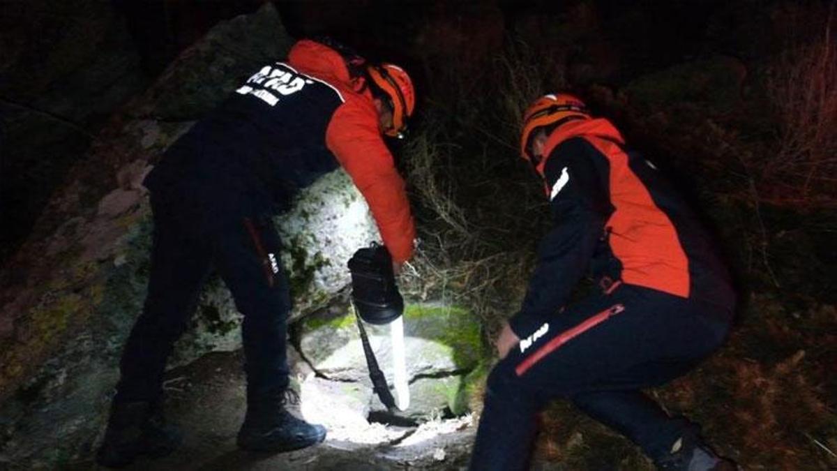 Karaman'da define bulmak için girdikleri sarnıçta mahsur kalan 3 kişi, 4 saatte kurtarıldı