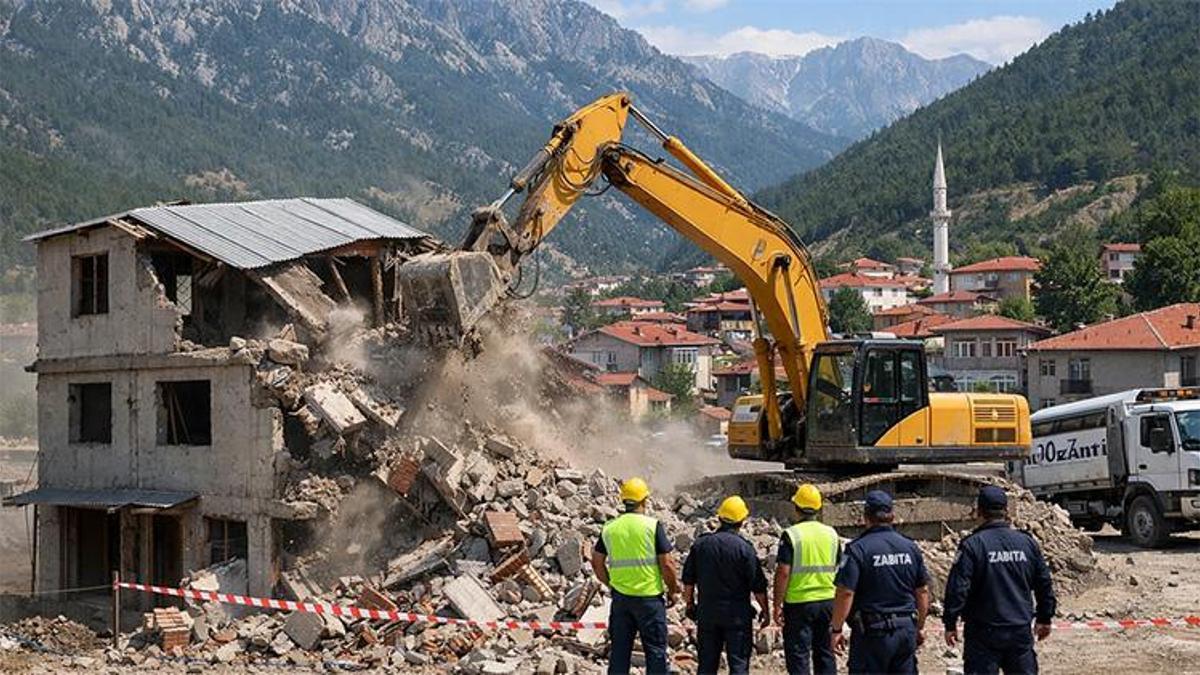 Pozantı’da kaçak yapılara neşter vuruluyor! Belediye yıkım için ihaleye çıktı: Tarih belli oldu