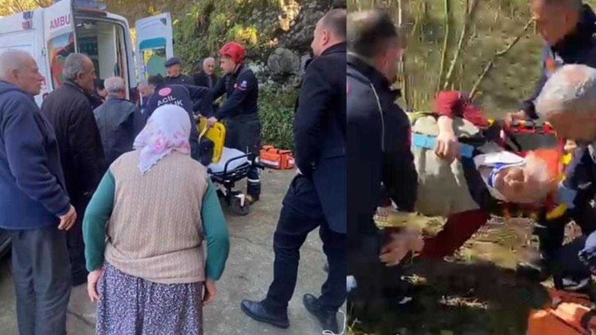 Vakfıkebir'de cenazeye giderken hayat kurtardılar