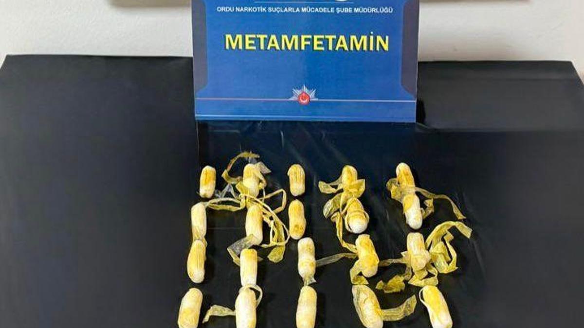 Ordu’da yabancı uyruklu kişinin midesinden uyuşturucu çıktı