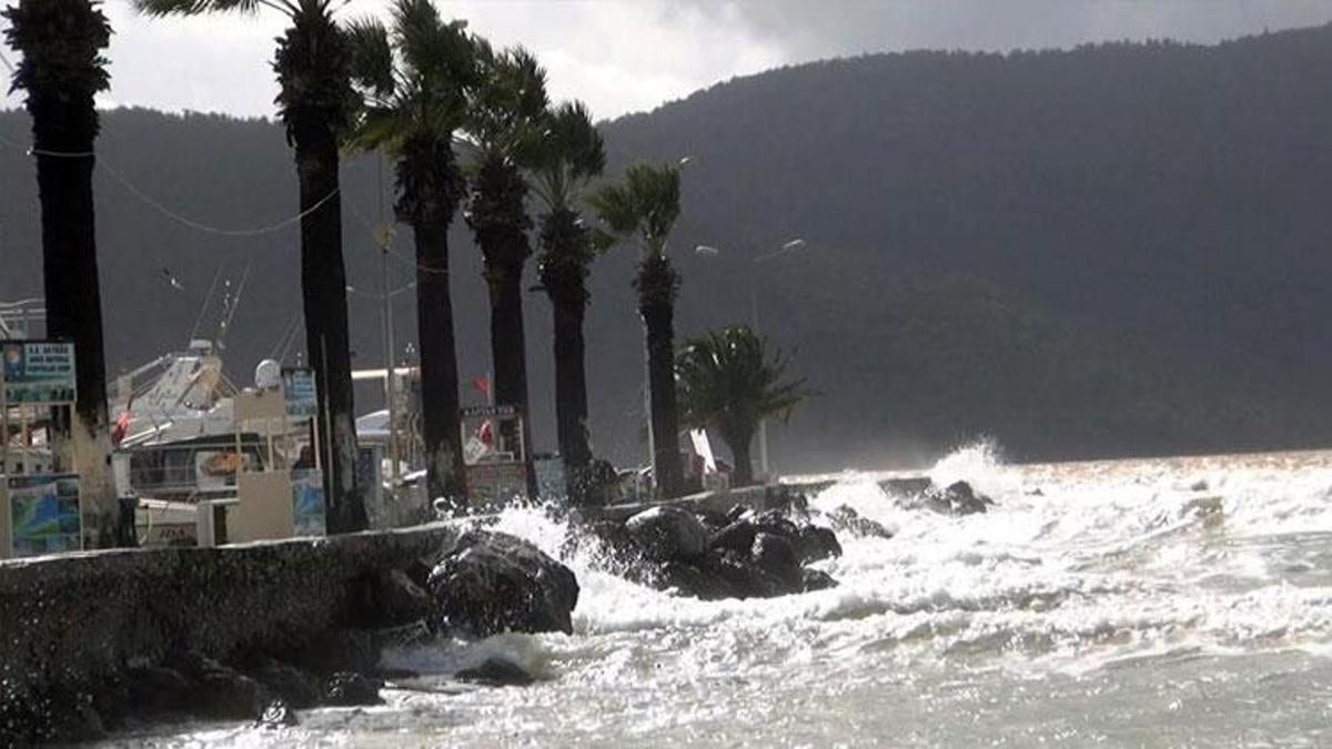 Meteoroloji Bodrum-Kaş arası fırtına uyarısında bu…