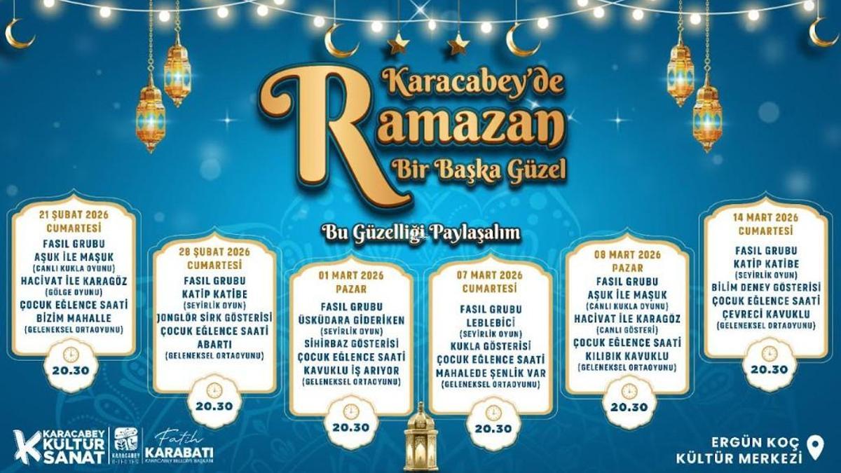 Karacabey Belediyesi’nden ramazana özel etkinlikler