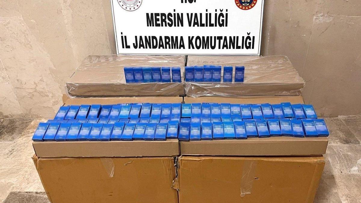 Mersin’de kaçak sigara operasyonu