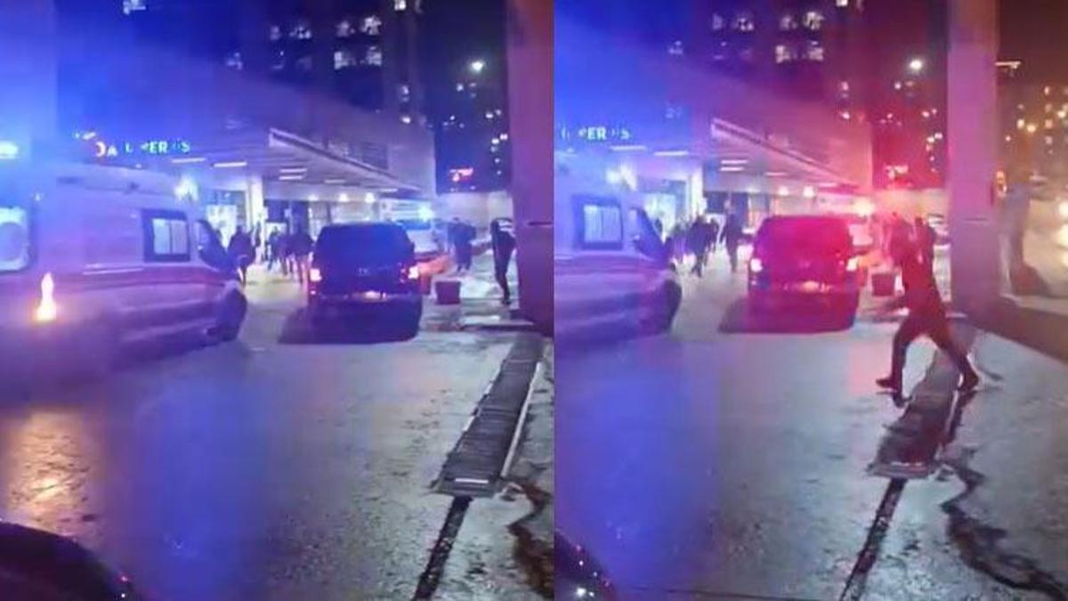 Hastane önünde havaya ateş etti, gözaltına alındı