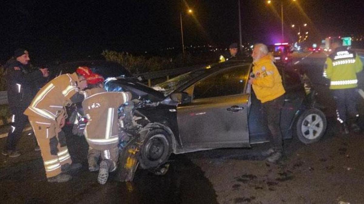 Gebze-Orhangazi-İzmir Otoyolu'nda feci kaza