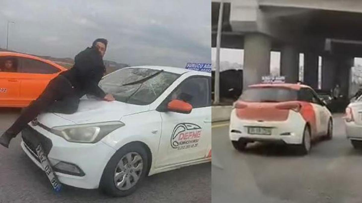 Sürücü kurusu eğitmeni, tartıştığı kişiyi araç üzerinde kilometrelerce sürükledi