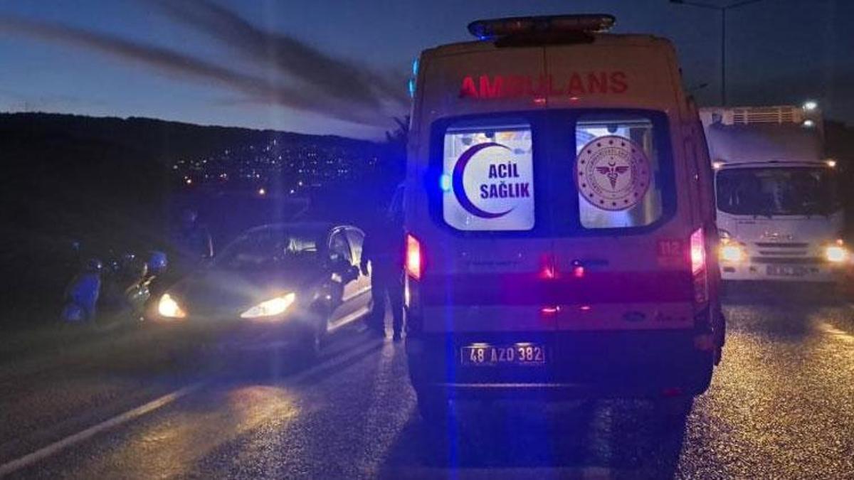 Menteşe’de motosiklet kazasında 2 kişi yaralandı