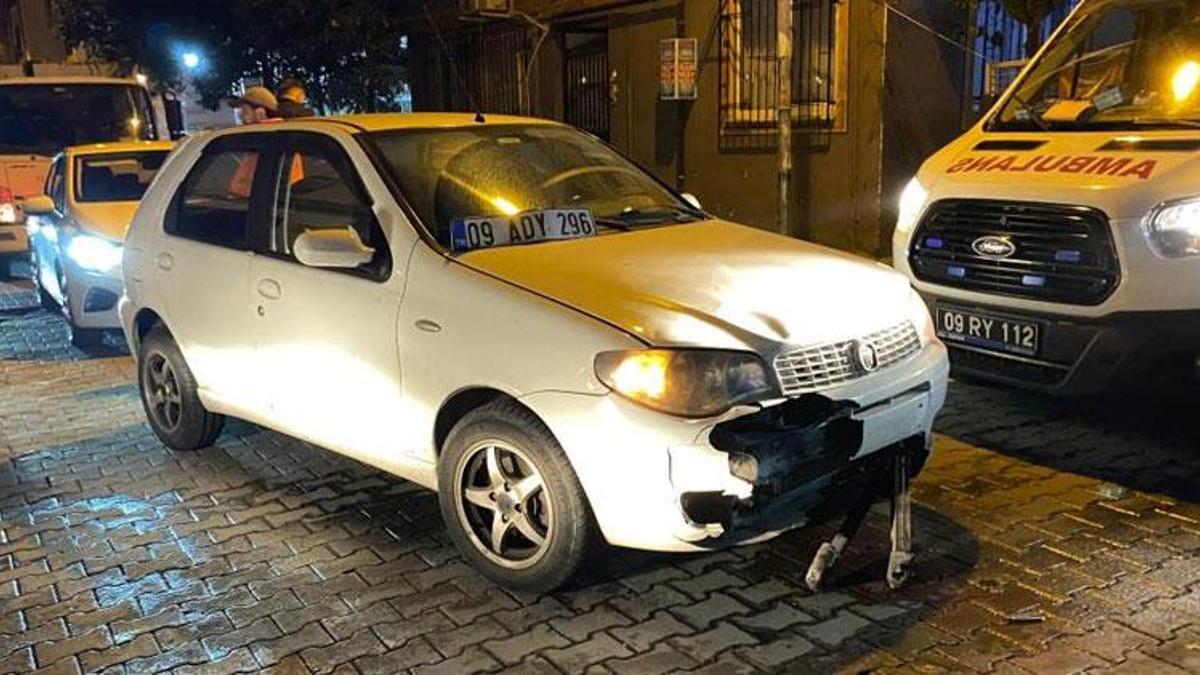 Aydın'da otomobille çarpışan motosikletin sürücüsü yaralandı
