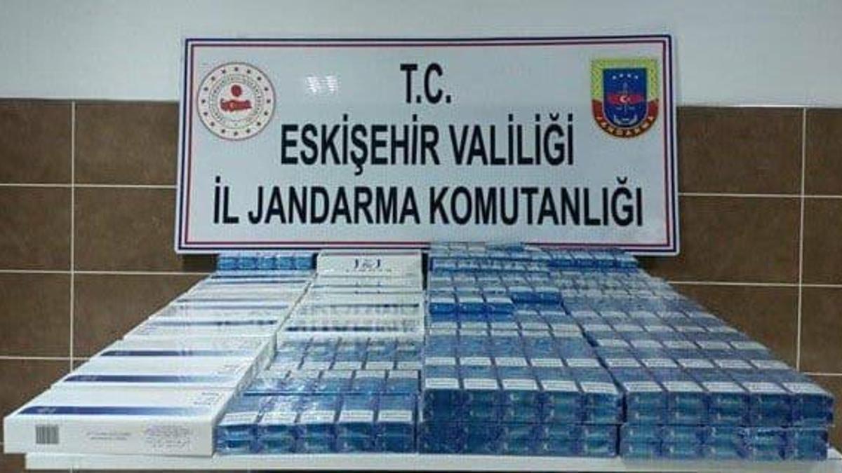 Eskişehir’de kaçak sigara ele geçirildi