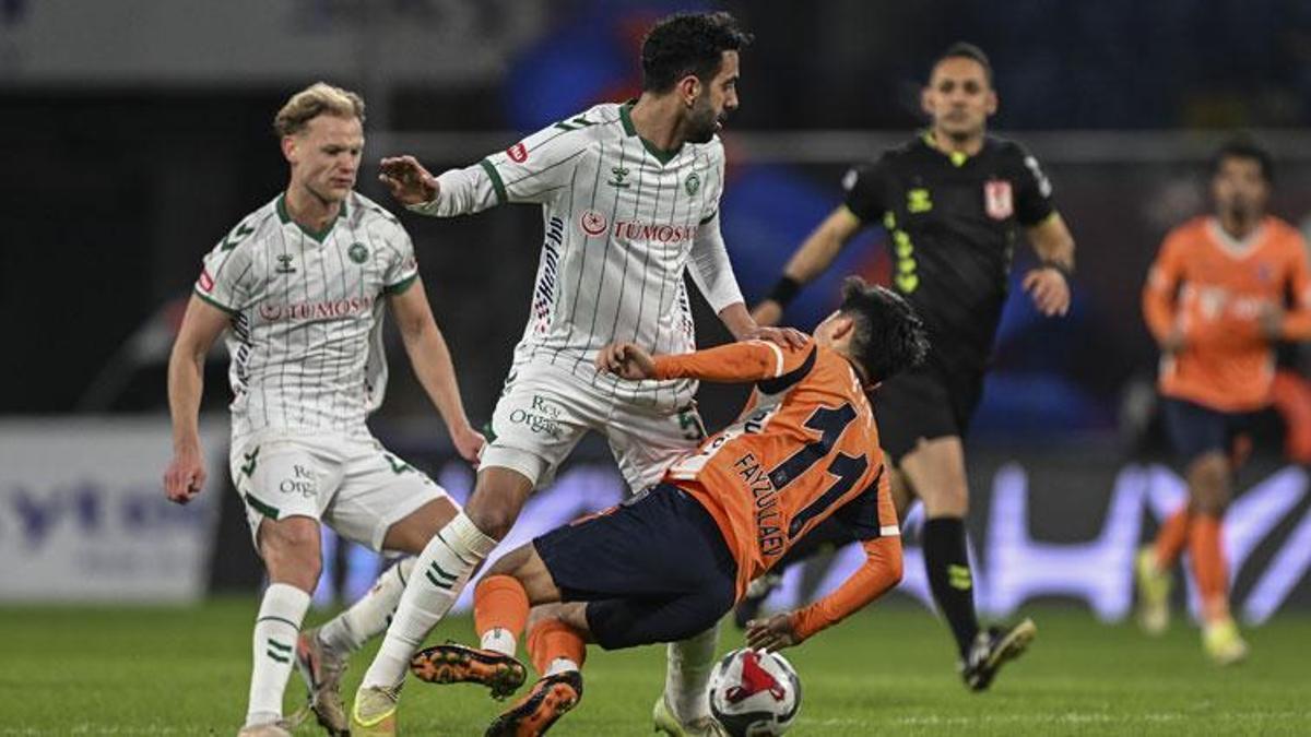 RAMS Başakşehir FK–Tümosan Konyaspor maçıda 3 puan 2 golle geldi