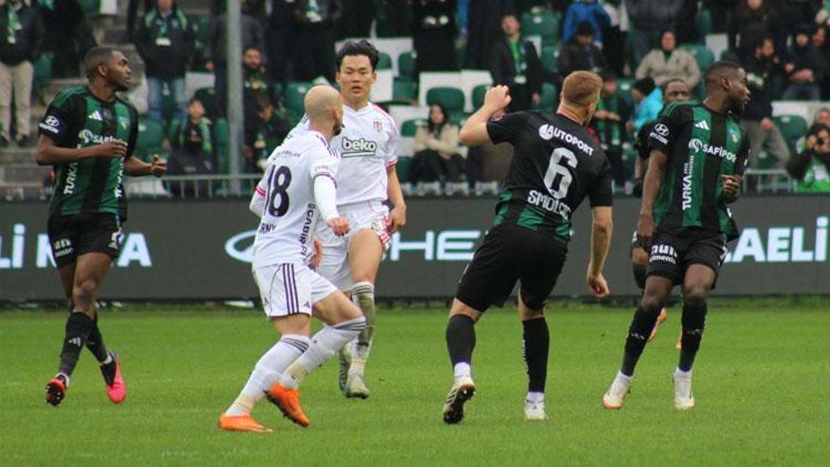 Kocaelispor–Beşiktaş maçı! Köfrez zorlu maçta Kara Kartal'a tek golle kaybetti