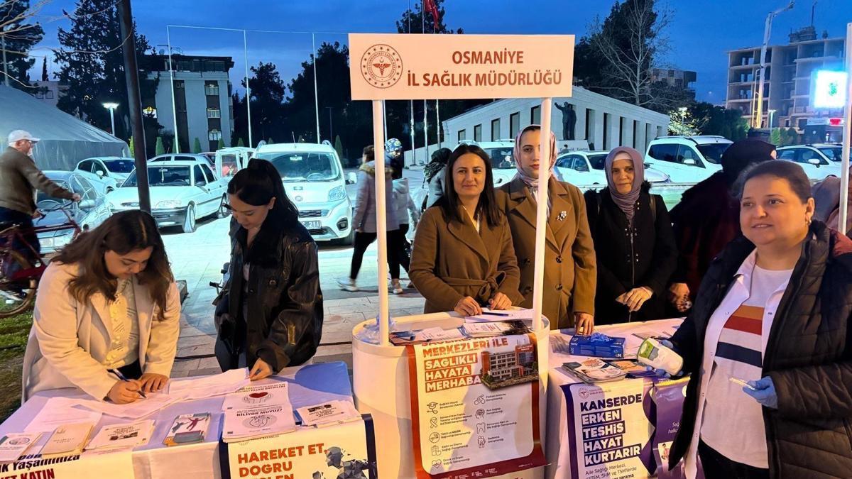 Osmaniye’de 'Ramazanda Sağlık Programı'nda vatandaşlar bilgilendirildi