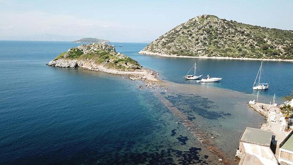 Bodrum'da deniz çekildi, 3 bin 500 yıllık 'Kral Yolu' gün yüzüne çıktı!