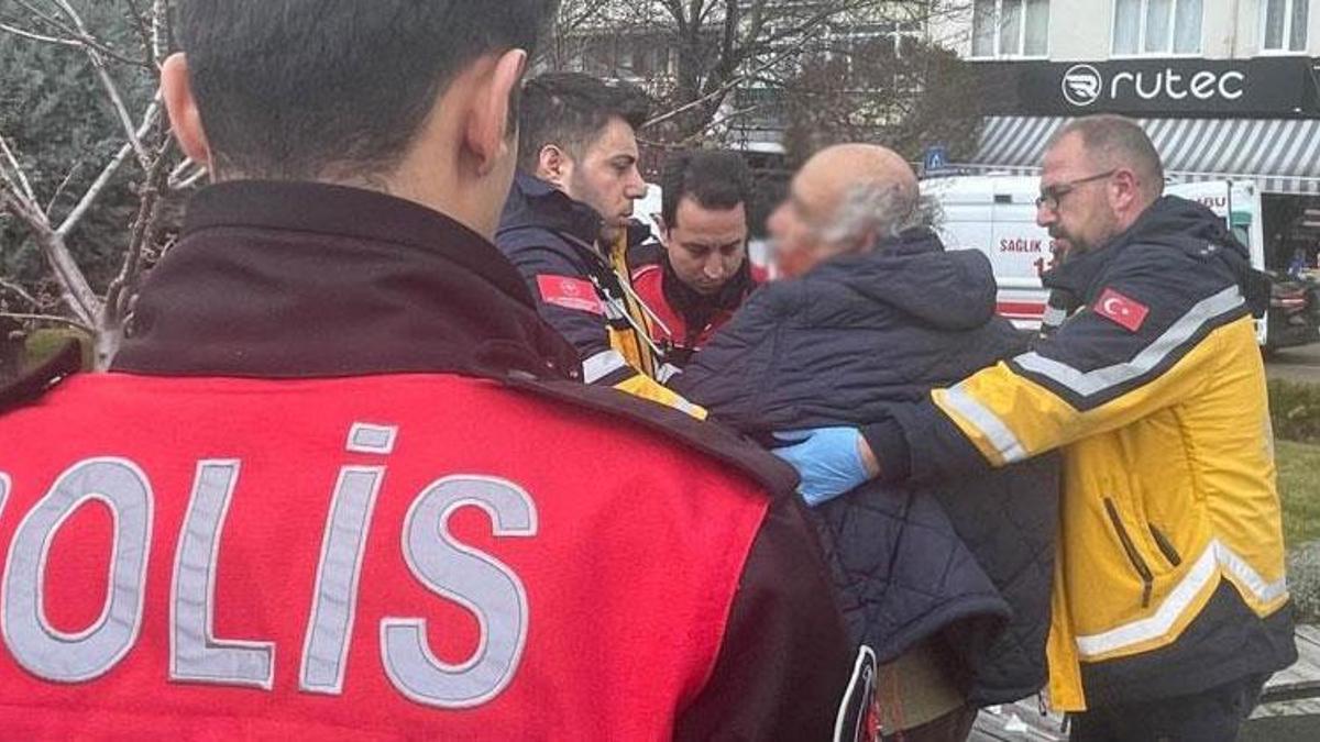 Üniversite öğrencisine tacizde bulunduğu iddia edilen yaşlı adam hastanelik oldu