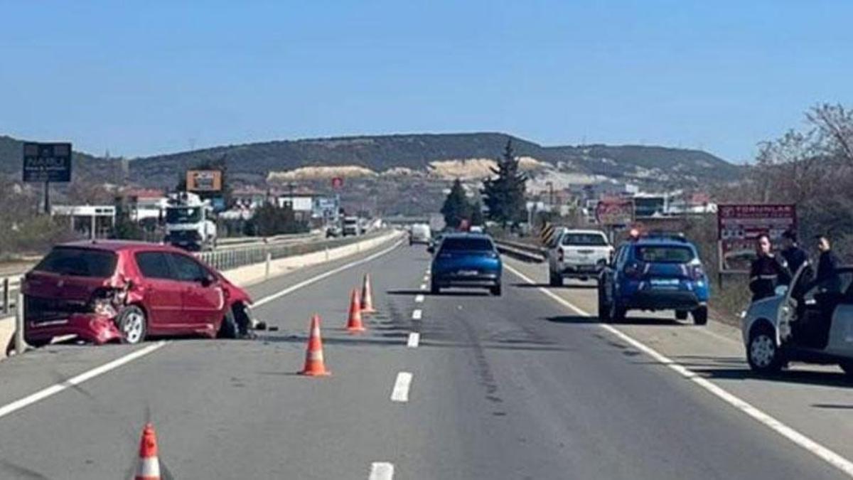 Keşan’da meydana gelen kazada 1 kişi yaralandı