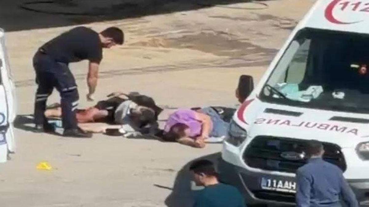 Akaryakıt istasyonundaki kavgada 1’i polis, 3 kişi yaralandı