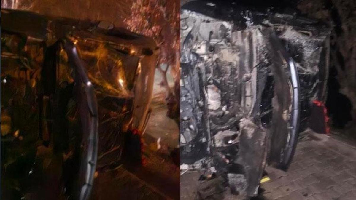 Şırnak’ta park edilen araç yan yattı sürücü ağır yaralandı