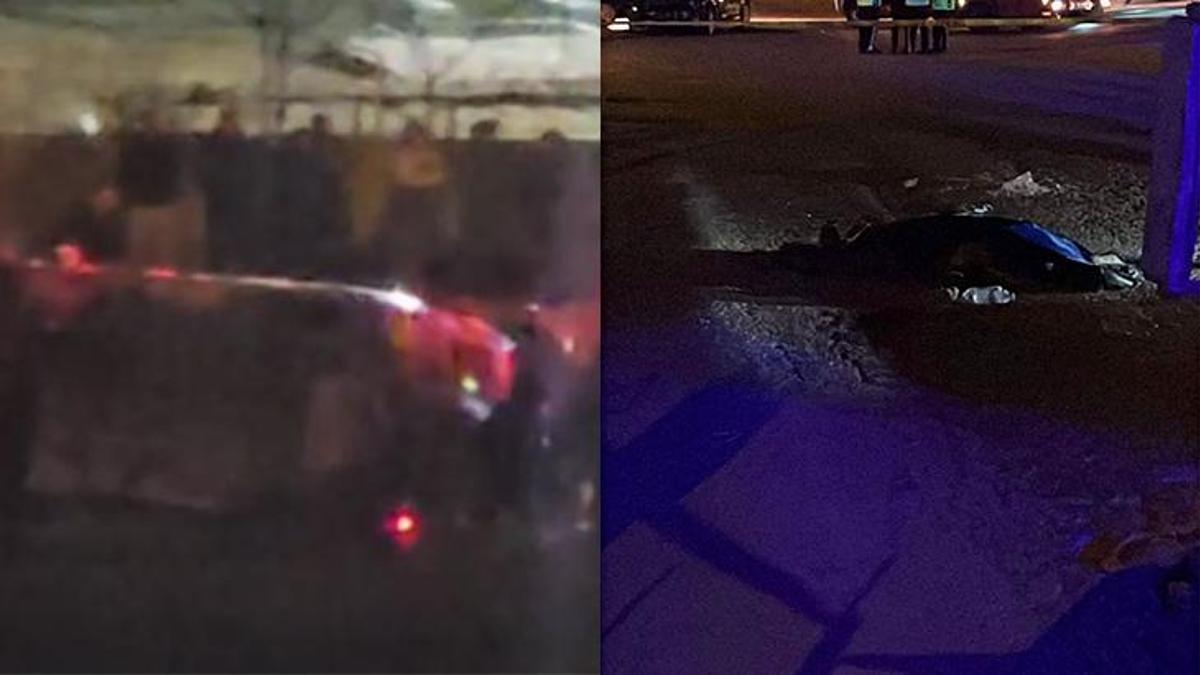 Ankara'da otomobille çarpışan minibüs devrildi: 2 ölü, 13 yaralı