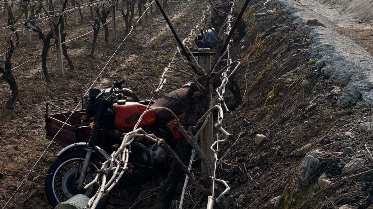 Manisa'da sepetli motosiklet üzüm bağına devrildi: 1 ölü