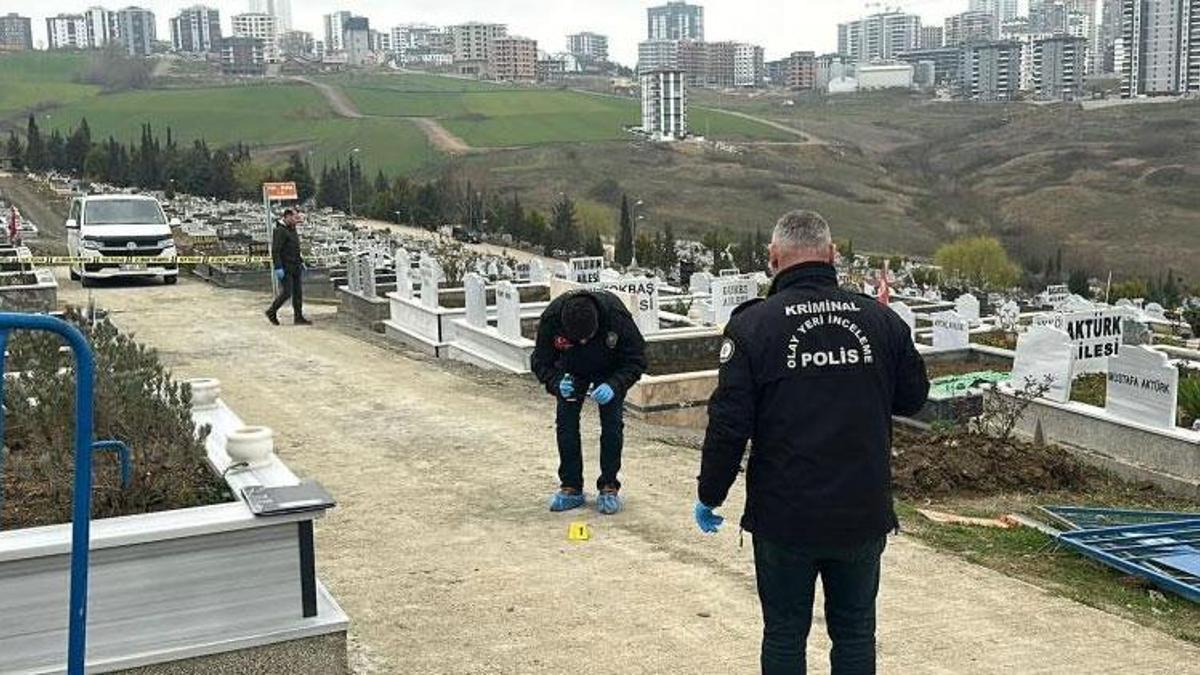 Samsun'da cenaze töreni sırasında mezarlıkta silahlı saldırı düzenlendi
