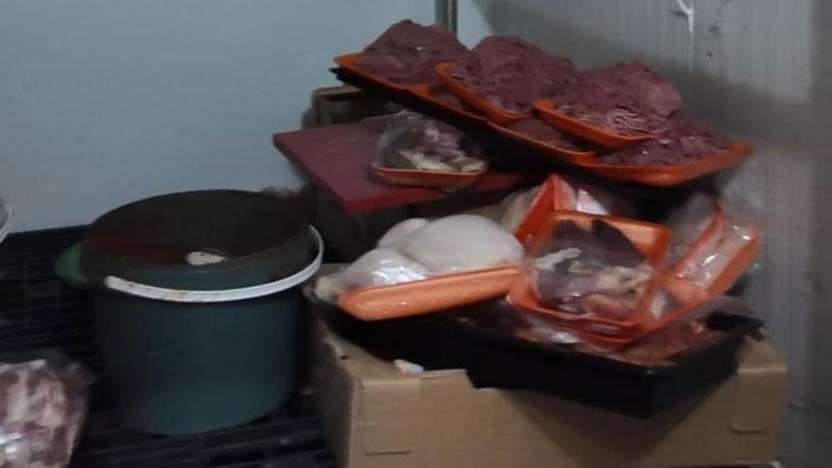 Çayırova'da baskın yapılan kasaptan mide bulandıran küflü ve bozuk etler çıktı