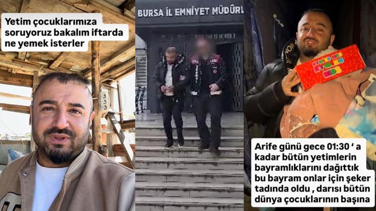 Yardım paralarını kendisi alan sosyal medya fenomeni tutuklandı