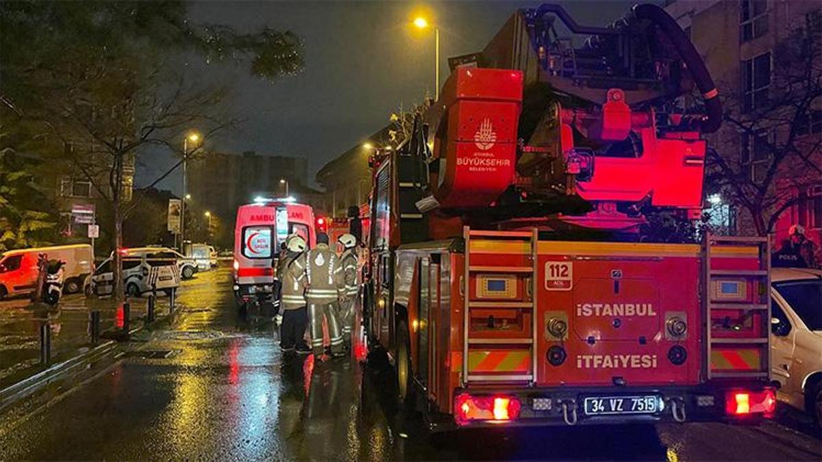 Beşiktaş’ta uykuda yakalayan alevler: 4 katlı binada gece yarısı paniği!
