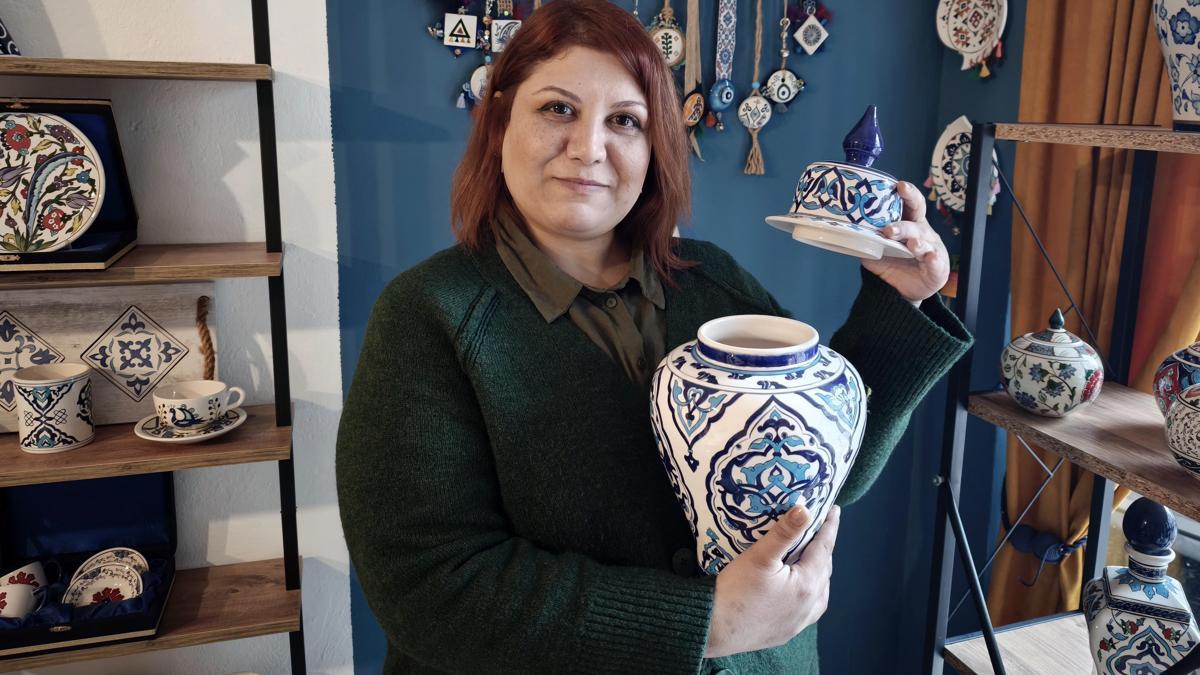 Topkapı Sarayı’nda görüp etkilendiği çini sanatında ‘Kültürel Miras Temsilcisi’ oldu