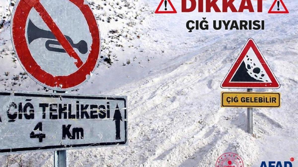 AFAD’dan Van için çığ uyarısı