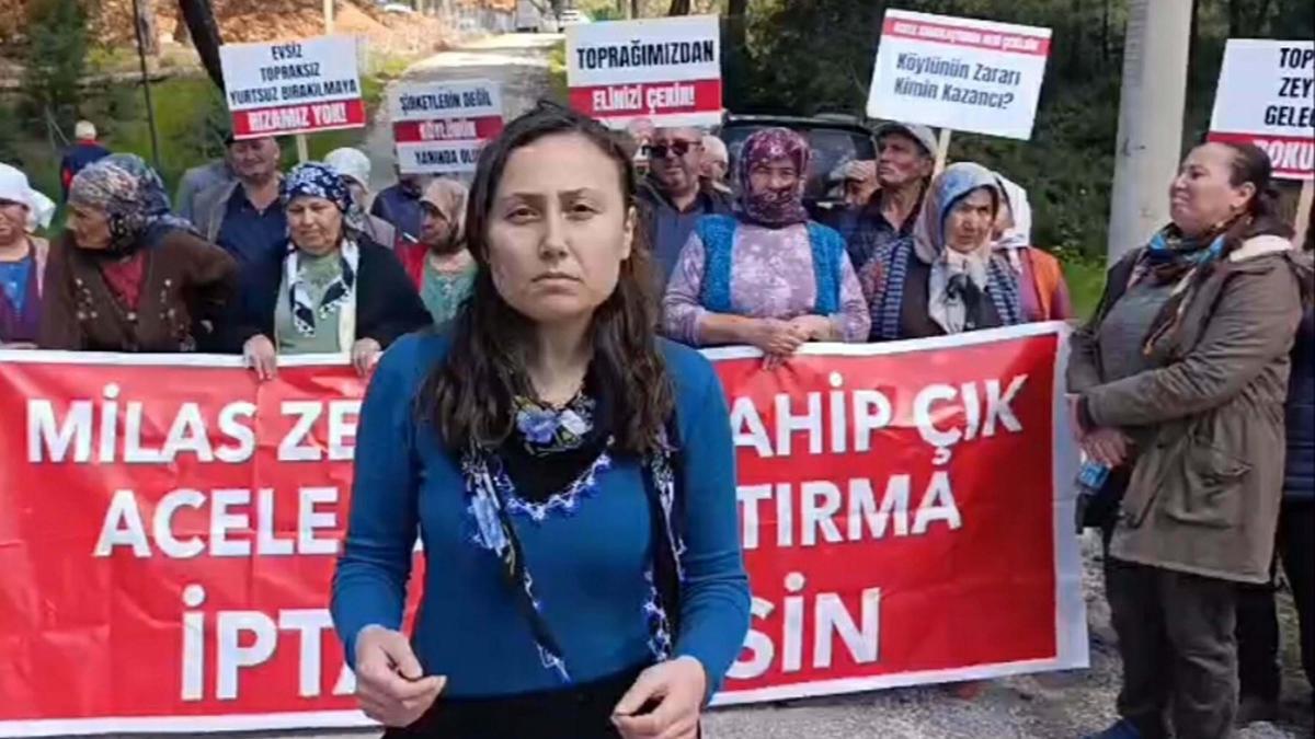 Milas’ta mahkeme heyetini tehdit ettiği öne sürülen kadın, tutuklandı