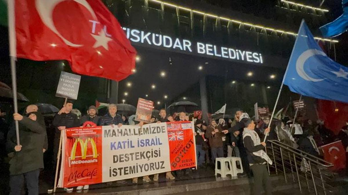 Bahçelievler Mahallesi sakinlerinin McDonald's protestosu sürüyor