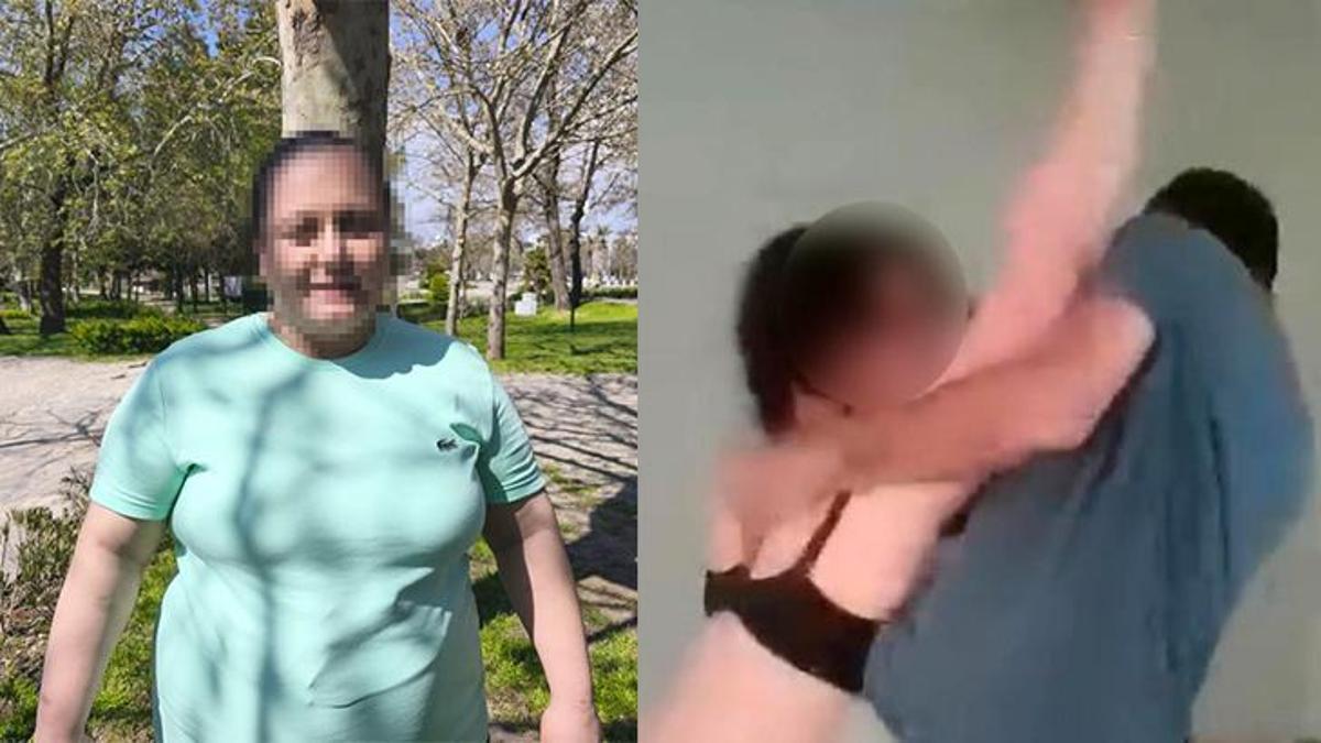 Kocasıyla sevgilisini yarı çıplak yakaladı, kameraya aldı! Talihsiz kadın saldırıya uğradı