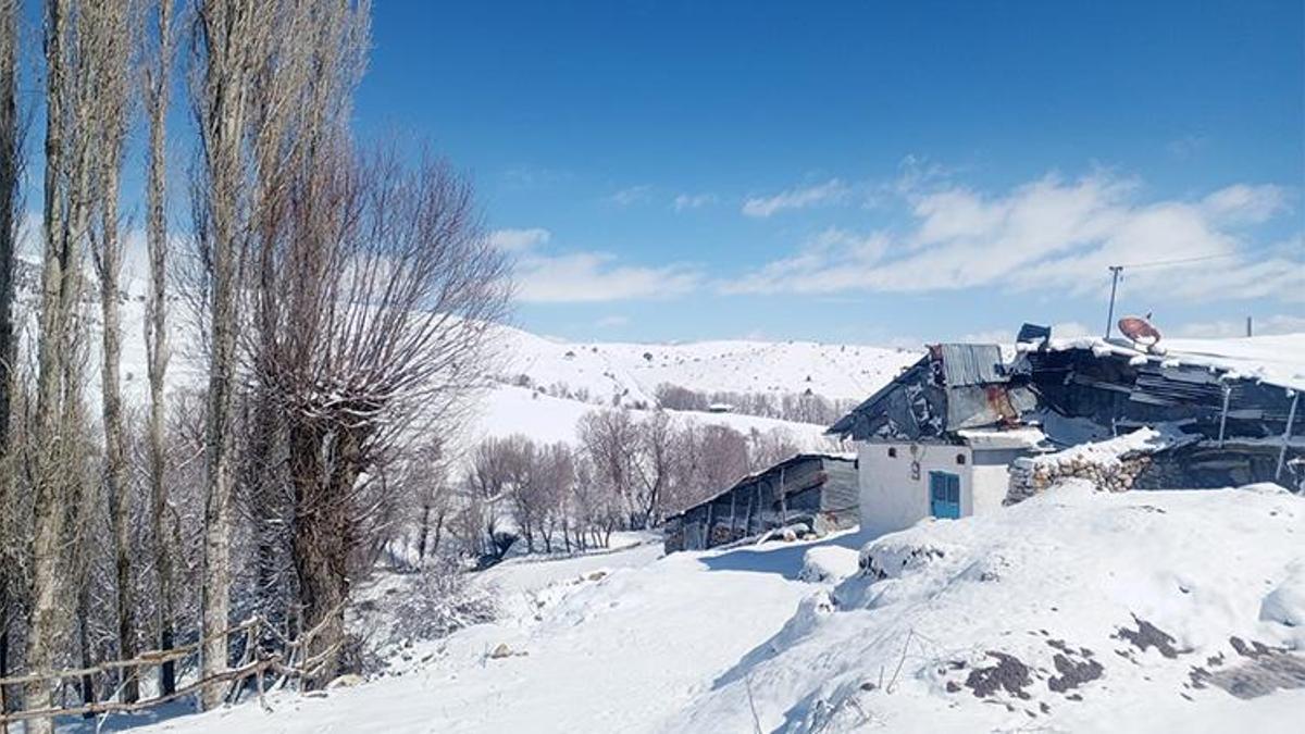 Kış geri döndü! Baharı beklerken lapa lapa kar yağdı