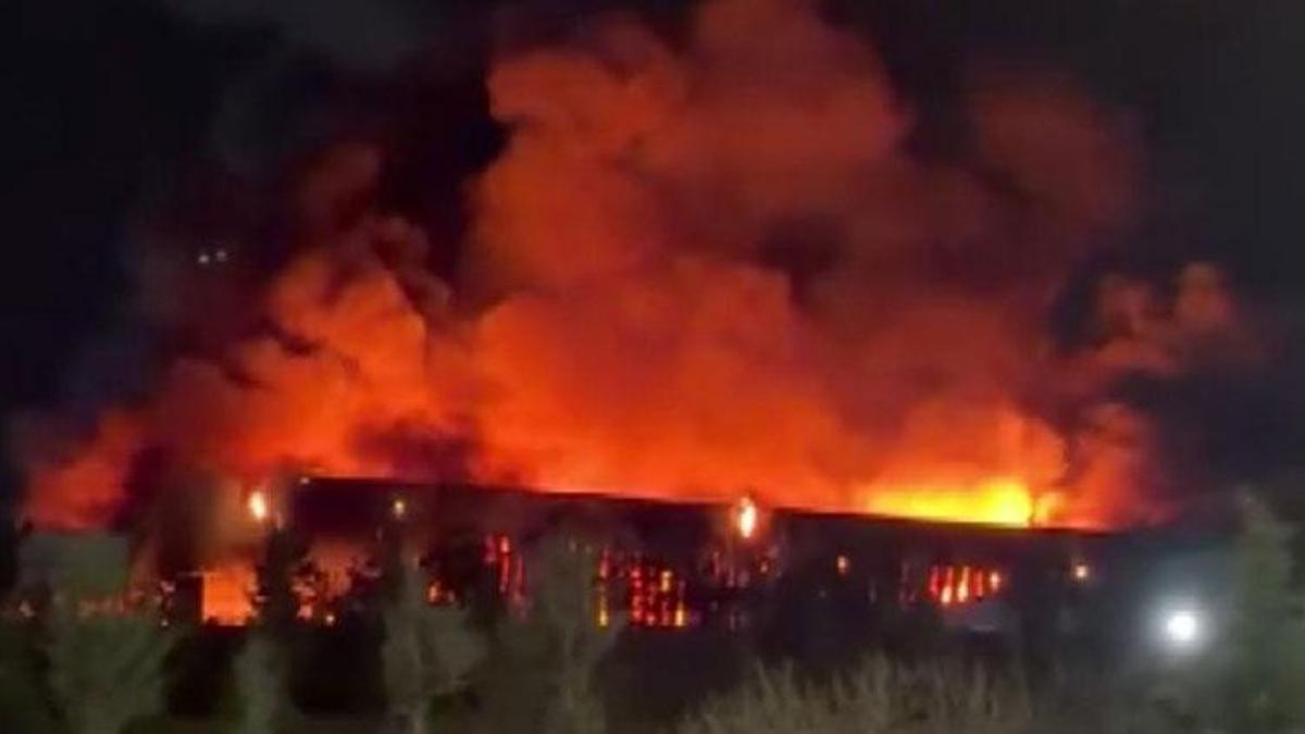 Ankara'da ilaç fabrikasında yangın çıktı