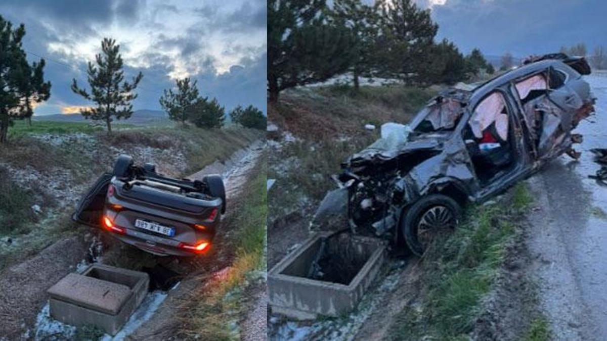 Çorum Alaca'da aynı noktada peş peşe iki trafik kazası