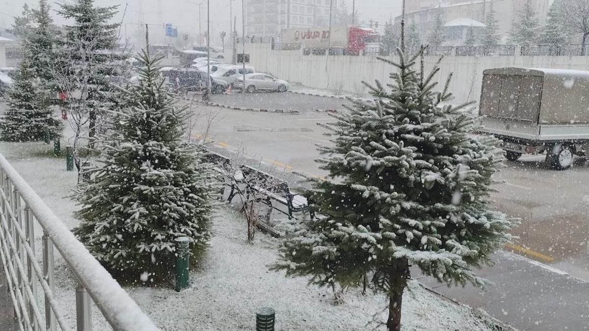 Van'da nisan ayında her yer beyaza büründü