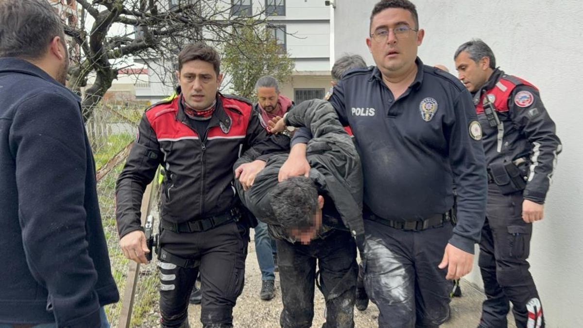 Ankara yolunda film gibi kovalamaca! Zanlı bodrumda yakalandı