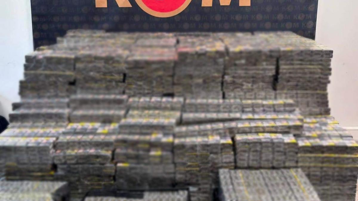 Mardin’de 10 bin 750 paket kaçak sigara ele geçirildi