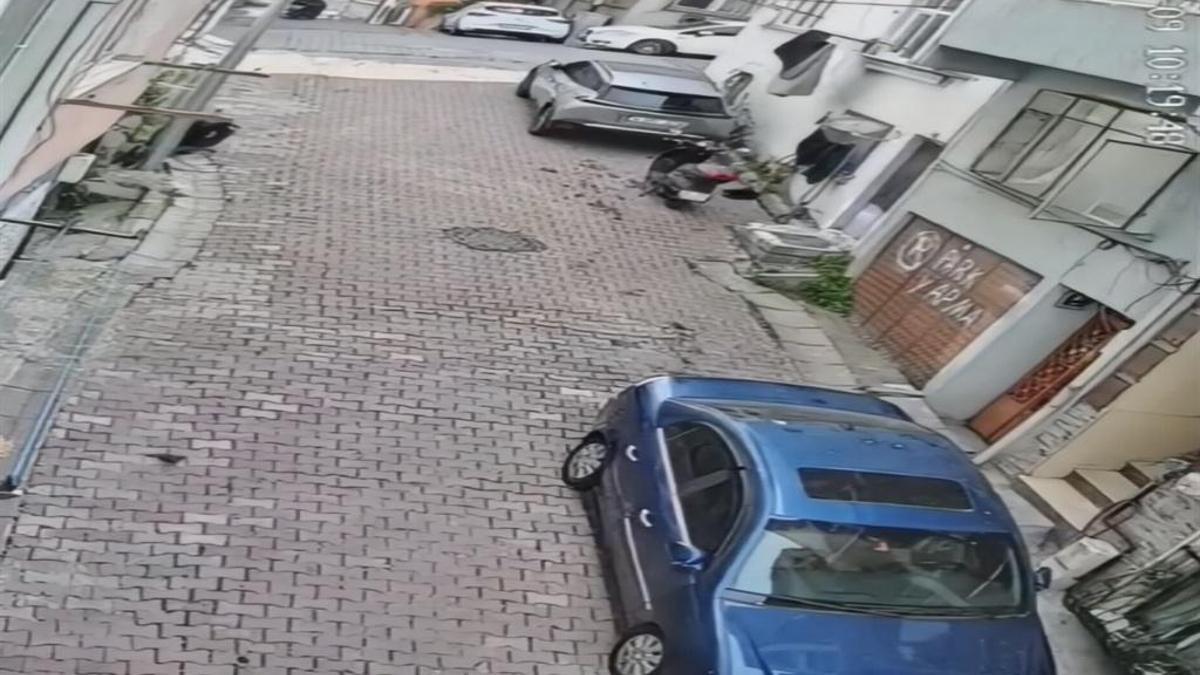 Kağıthane'de bir garip hırsızlık! Atladığını görenler şok oldu!