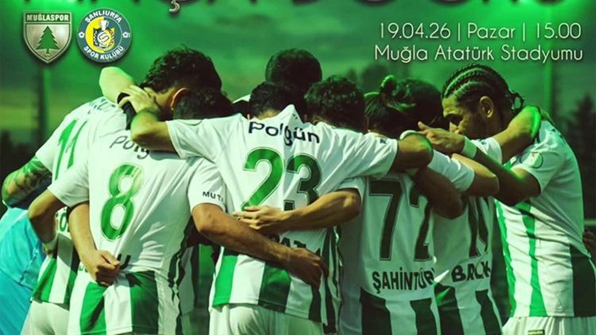 Şehir kenetlendi, gözler Atatürk Stadyumu'nda: Muğlaspor taraftarıyla 3 puan peşinde!