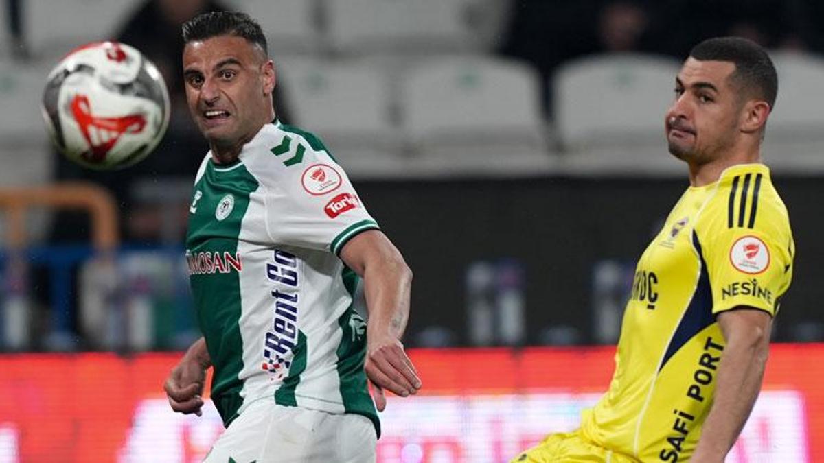 Türkiye Kupası'nda ilk yarı finalist belli oldu! Konyaspor-Fenerbahçe maçında tur uzatmalarda geldi