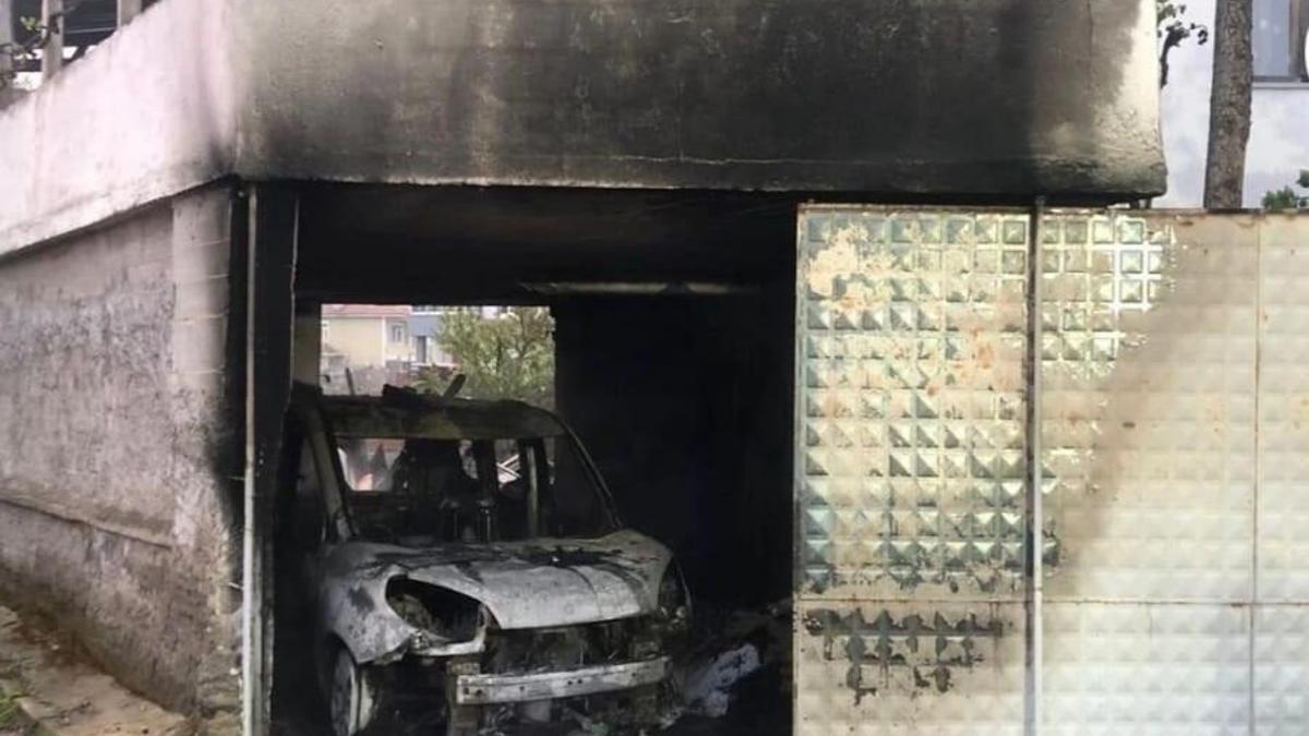 Çorum'da garaj yangını korkuttu